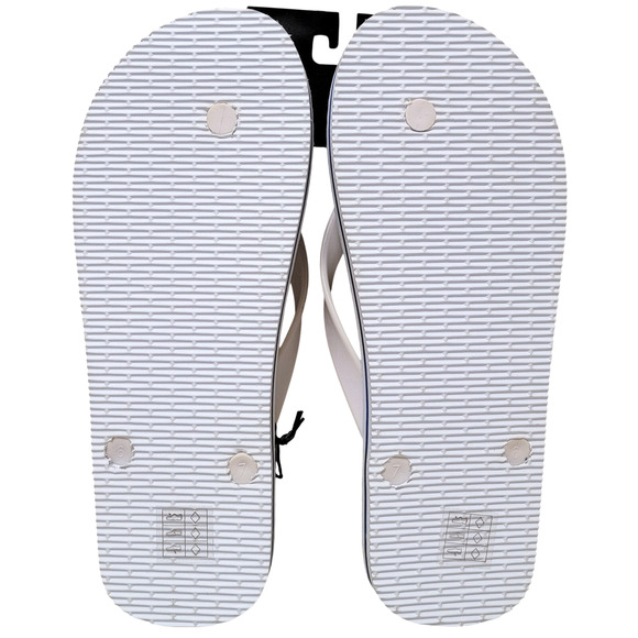 Armani Exchange Men Logo Colorblock Flip Flop Sandals Size US 8 White Blue